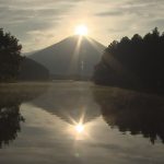 8月16日、田貫湖の奇跡。雲を払った「ダイヤモンド富士」と朝の4kmラン